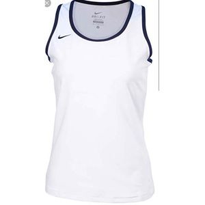 Nike Dri-Fit White Compression Tank Top